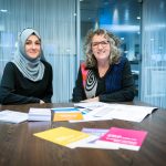 Aysegül Demirci en Theodora Verploegen