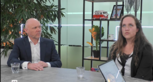 Wolfgang Ebbers (links) en Liesbeth Hak (rechts)