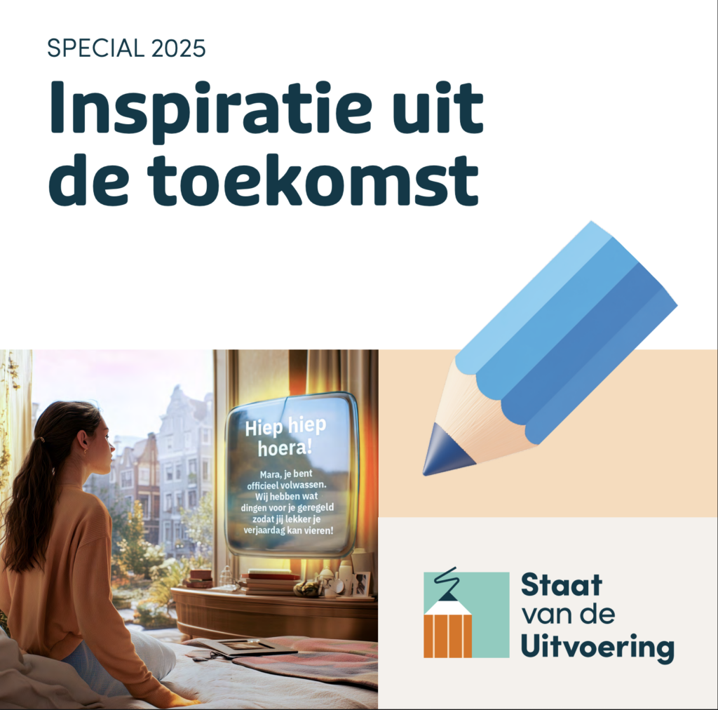 Voorkant van de Staat van de Uitvoering - Inspiratie uit de toekomst